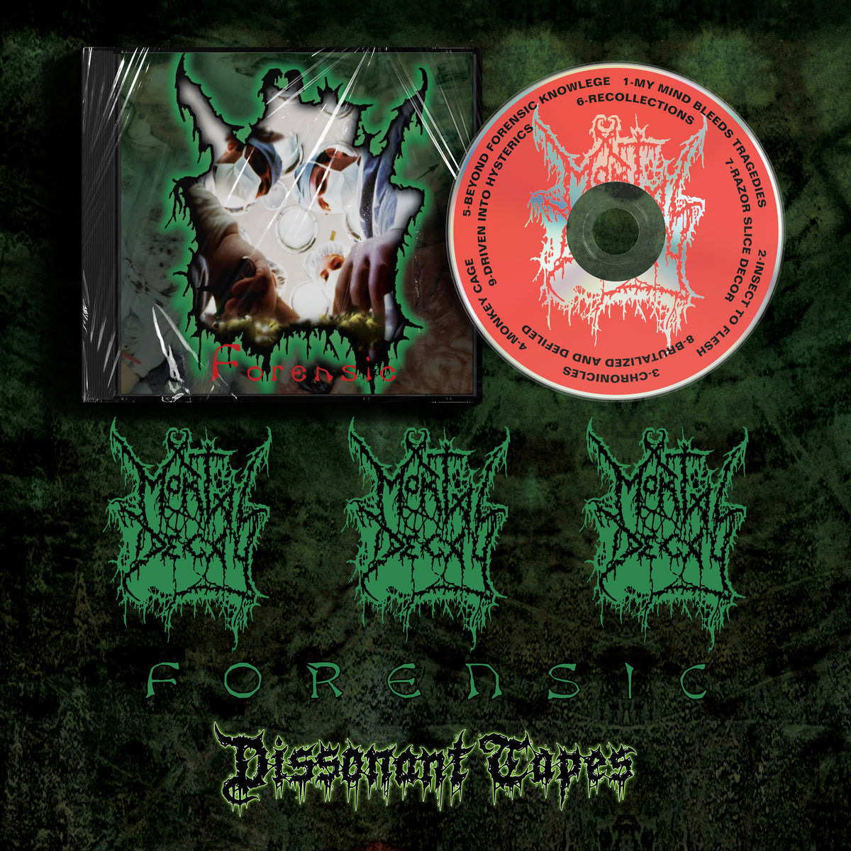 Mortal Decay - Forensic CD – Dissonant Tapes