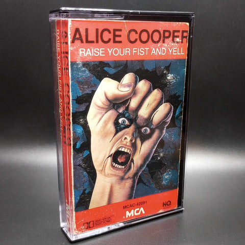 Alice Cooper - Raise Your Fist and Yell Tape(1987 MCA)[USED]