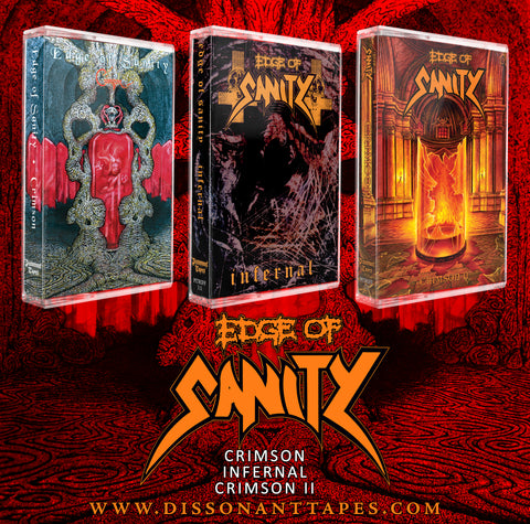 Edge of Sanity Tape 3-Pack (Crimson/Infernal/Crimson II)[PRE-ORDER]