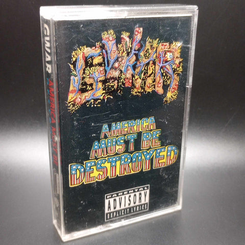 Gwar - America Must Be Destroyed Tape(1992 Metal Blade Records)[USED]