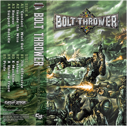 Bolt Thrower - Honour Valour Pride Tape