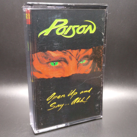 Poison - Open Up And Say....Ahh! Tape(1988 Capitol Records)[USED]