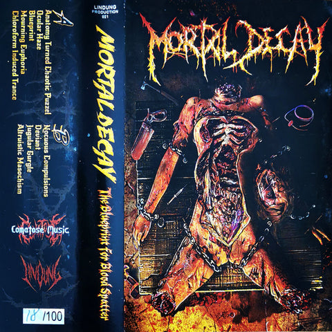 Mortal Decay - The Blueprint For Blood Spatter Tape