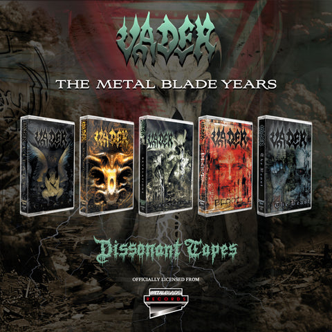 Vader The Metal Blade Years Tape Fan Pack(Litany/Blood/Reign Forever World/The Beast/Revelations)