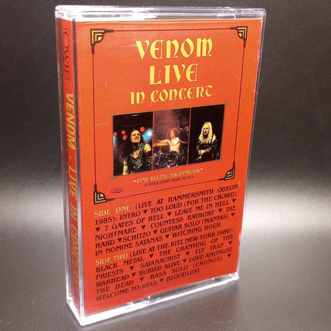 Venom - Live In Concert Tape(1987 Qwil)[USED]