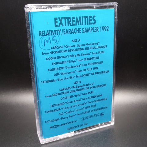 Extremities Relativity/Earache Sampler Tape(1992 Relativity/Earache)[USED]