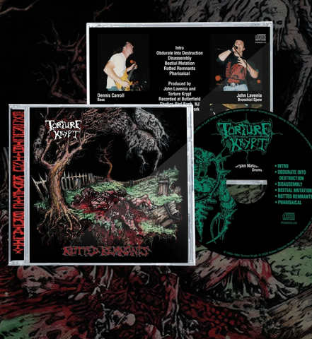 洋楽 Torture krypt/rotted remnans Torture Krypt - Rotted Remnants CD – Dissonant Tapes