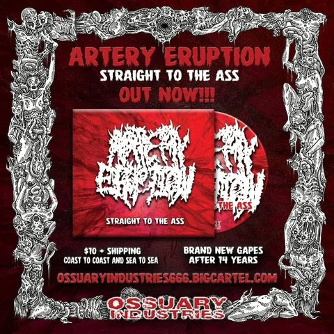 Artery Eruption - Straight To The Ass CD