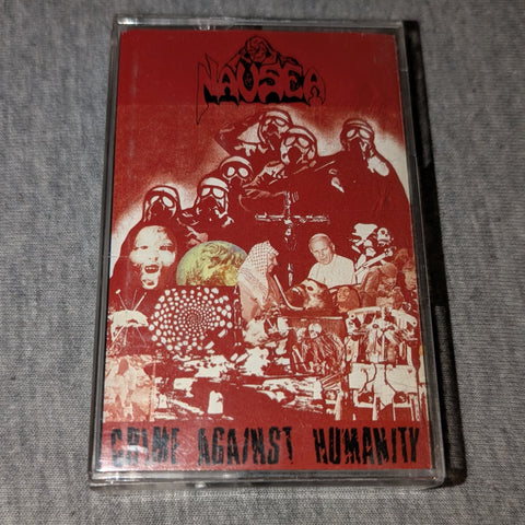 Nausea - Crime Against Humanity Tape (1991 Wild Rags Records)[USED]