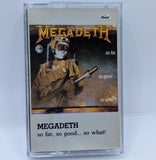 Megadeth - So Far, So Good...So What! Tape(1988 Capitol Records)[USED]