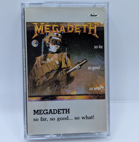 Megadeth - So Far, So Good...So What! Tape(1988 Capitol Records)[USED]