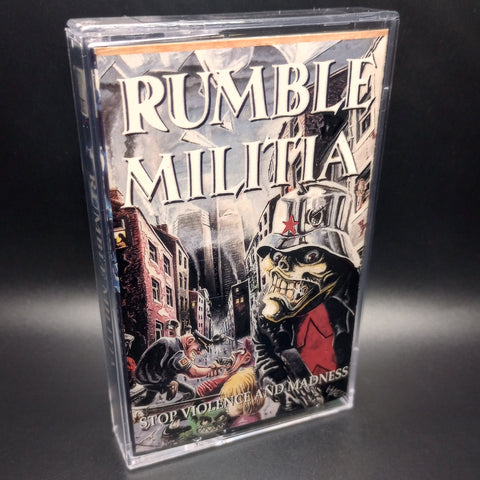 Rumble Militia - Stop Violence and Madness Tape(1991 Century Media)[USED]